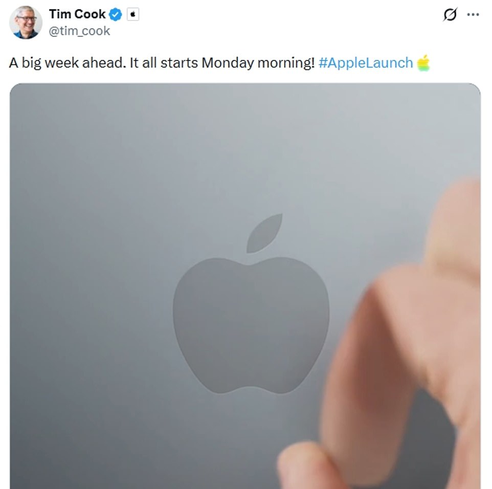 Tim Cook drops hint Apple will release new products next week