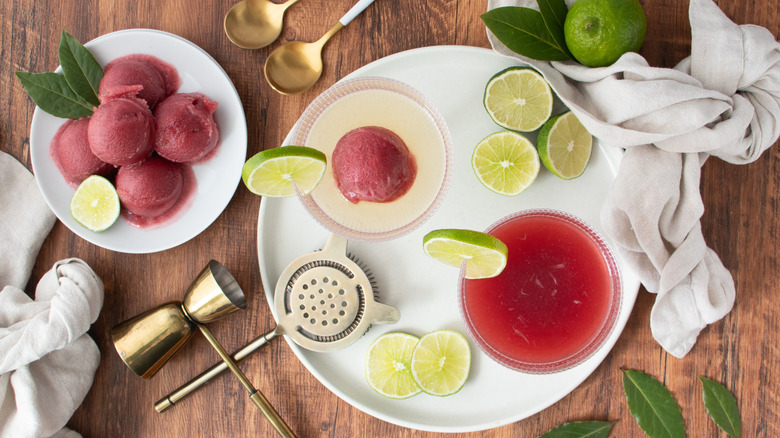 Elegant tequila cosmopolitan recipe