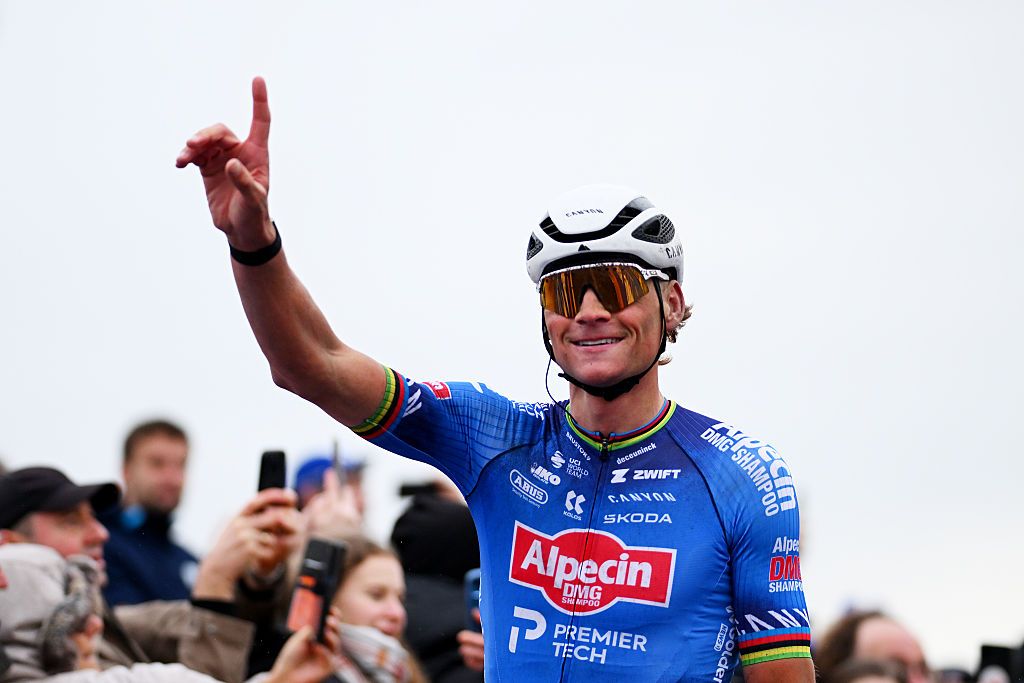 'I'm really happy with today' - Mathieu van der Poel wins men's Omloop ...
