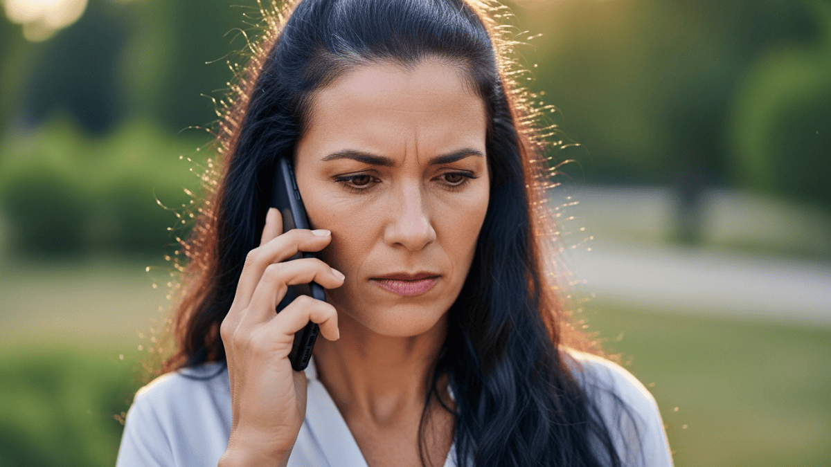 When she answered my husband's cell phone I told her don't hang up and ...