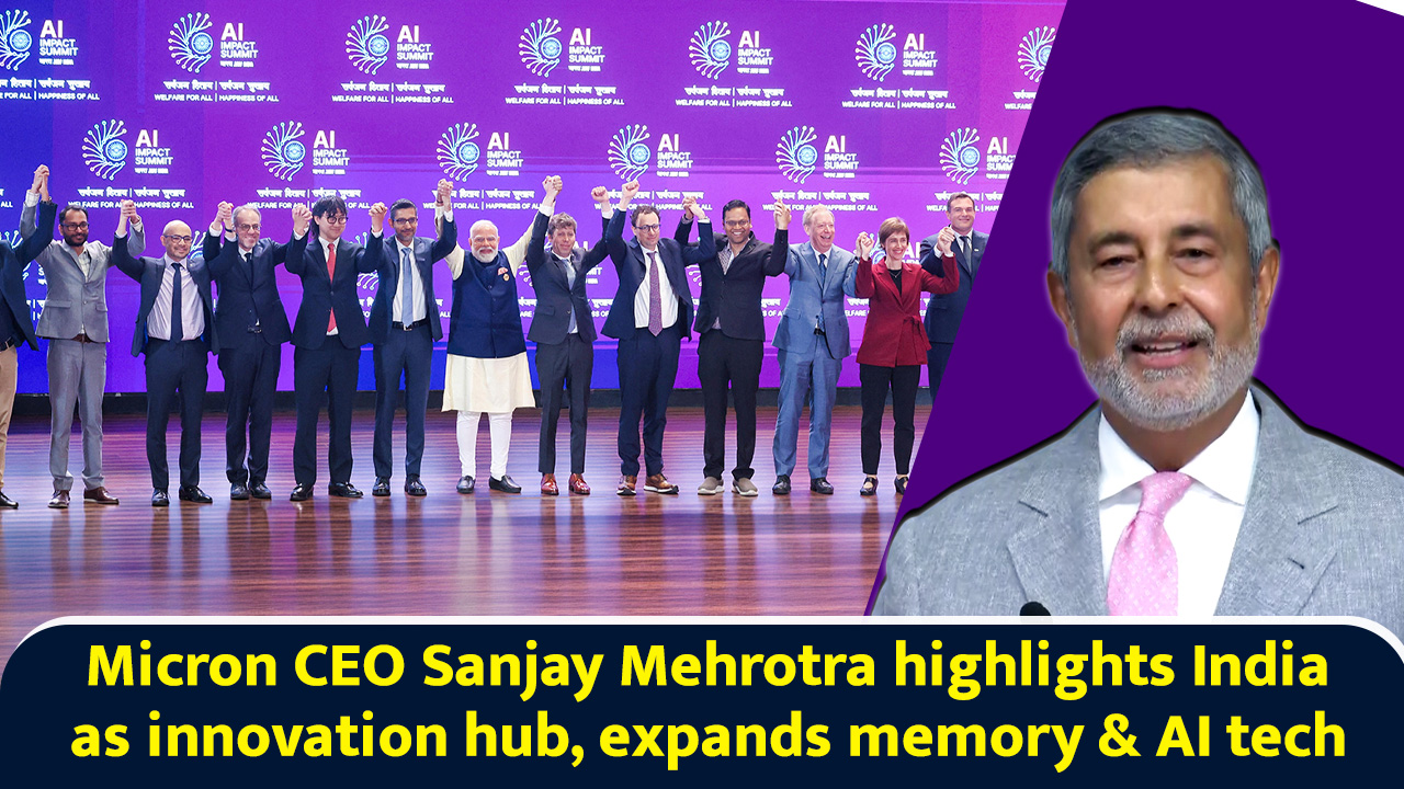 Micron CEO Sanjay Mehrotra highlights India as innovation hub, expands ...