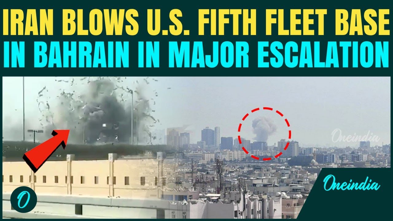 Iran wreaks havoc on Bahrain air base; fires ballistic missiles after ...