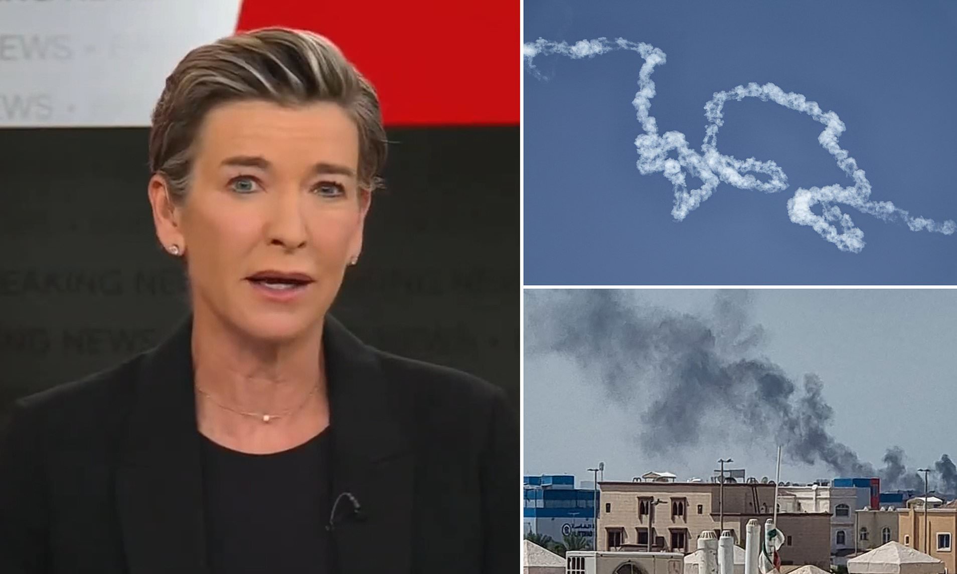 CNN anchor interrupted live on air in Abu Dhabi by blaring alarms as ...