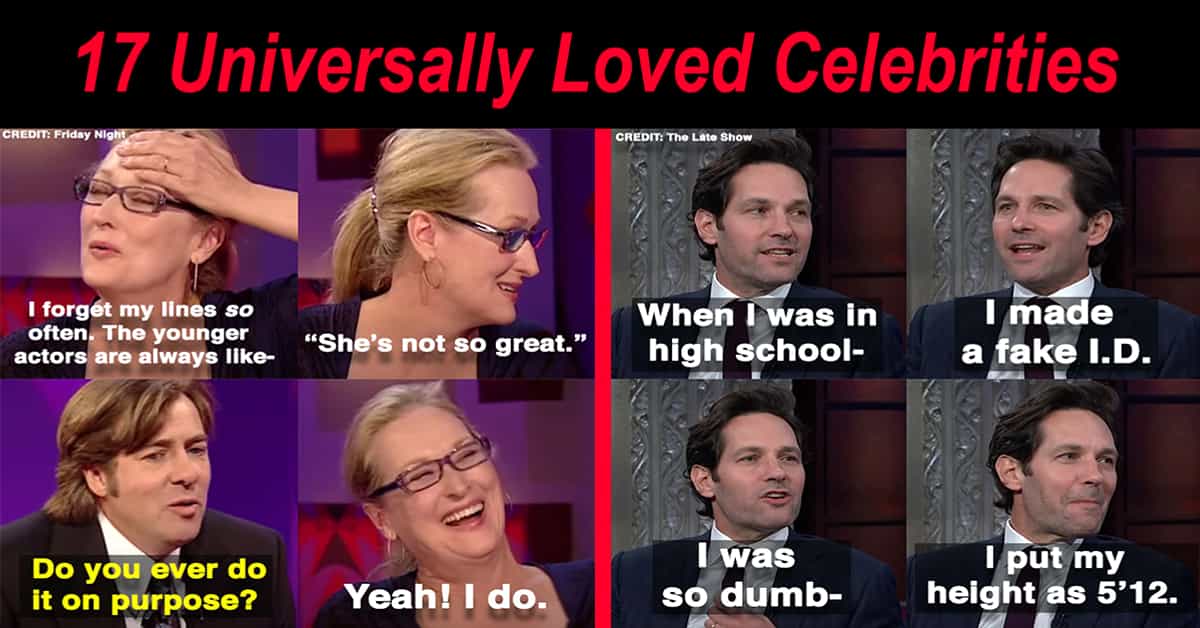 Favorite celebrity interview moments