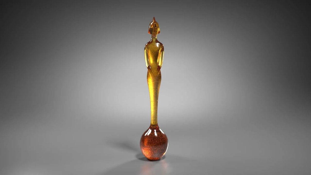 The 2026 BRIT Awards trophy calls for an amber decor return — we're into it