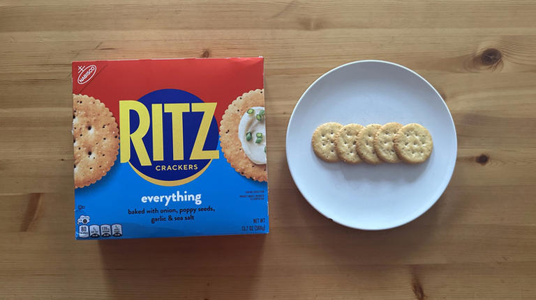 8 Ritz crackers, ranked worst to best