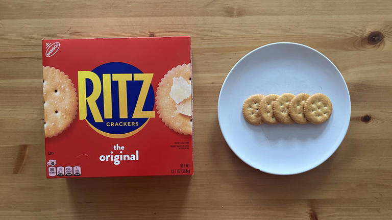 8 Ritz crackers, ranked worst to best