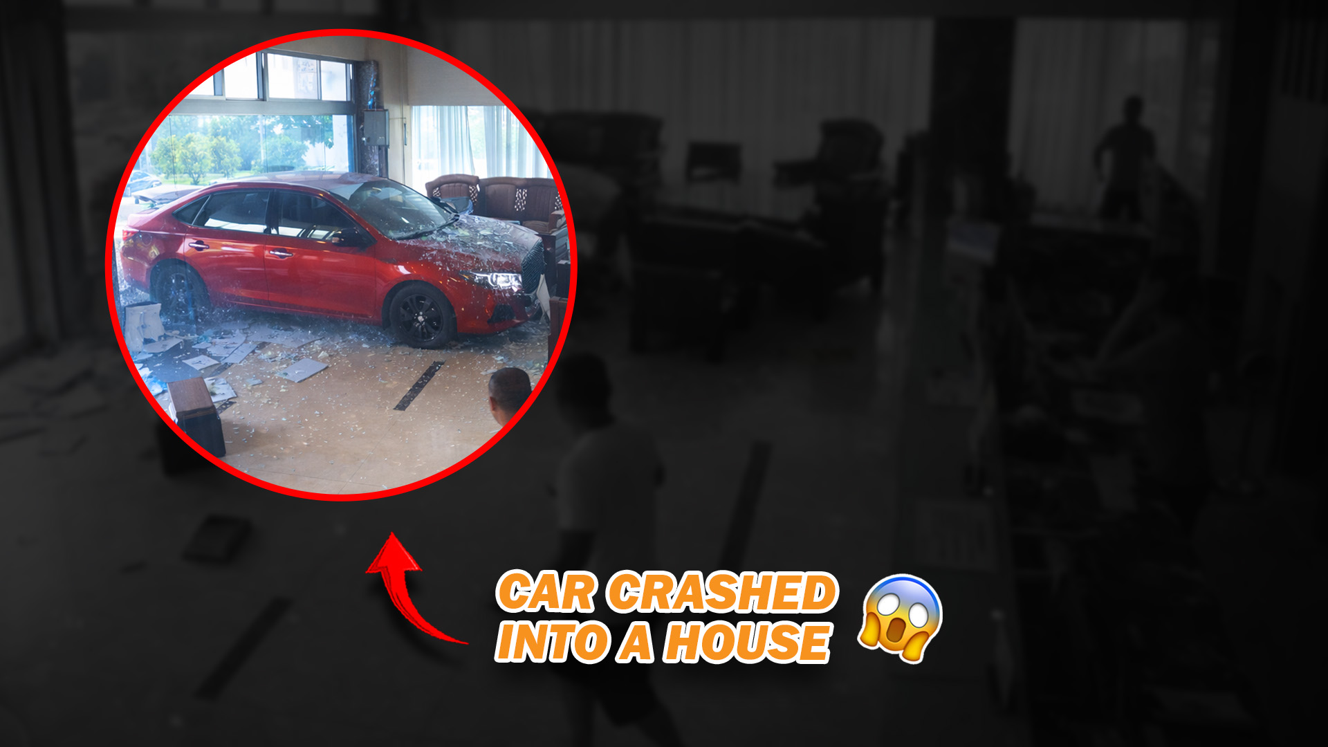 Car loses control and crashes into a building