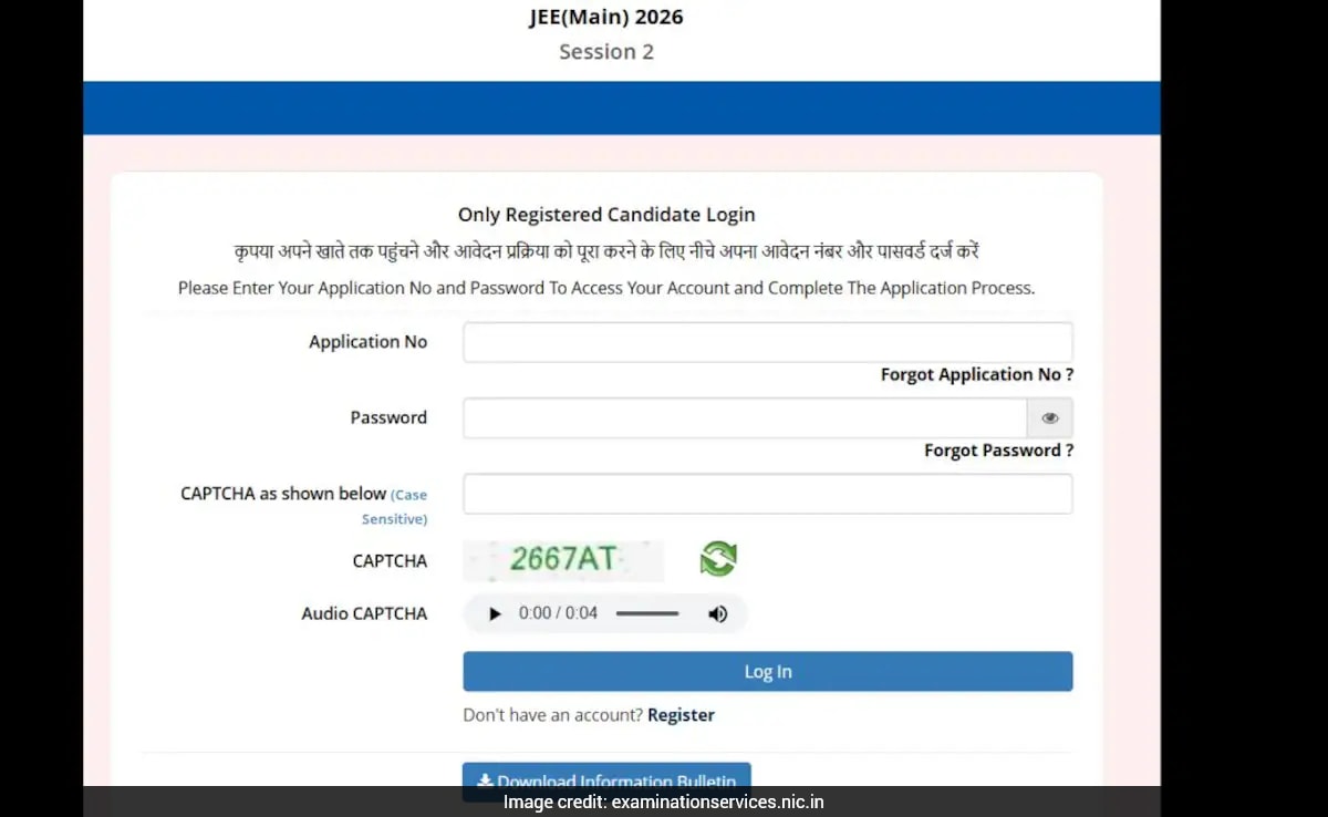 JEE Main 2026 session 2: Application correction window closes tonight ...