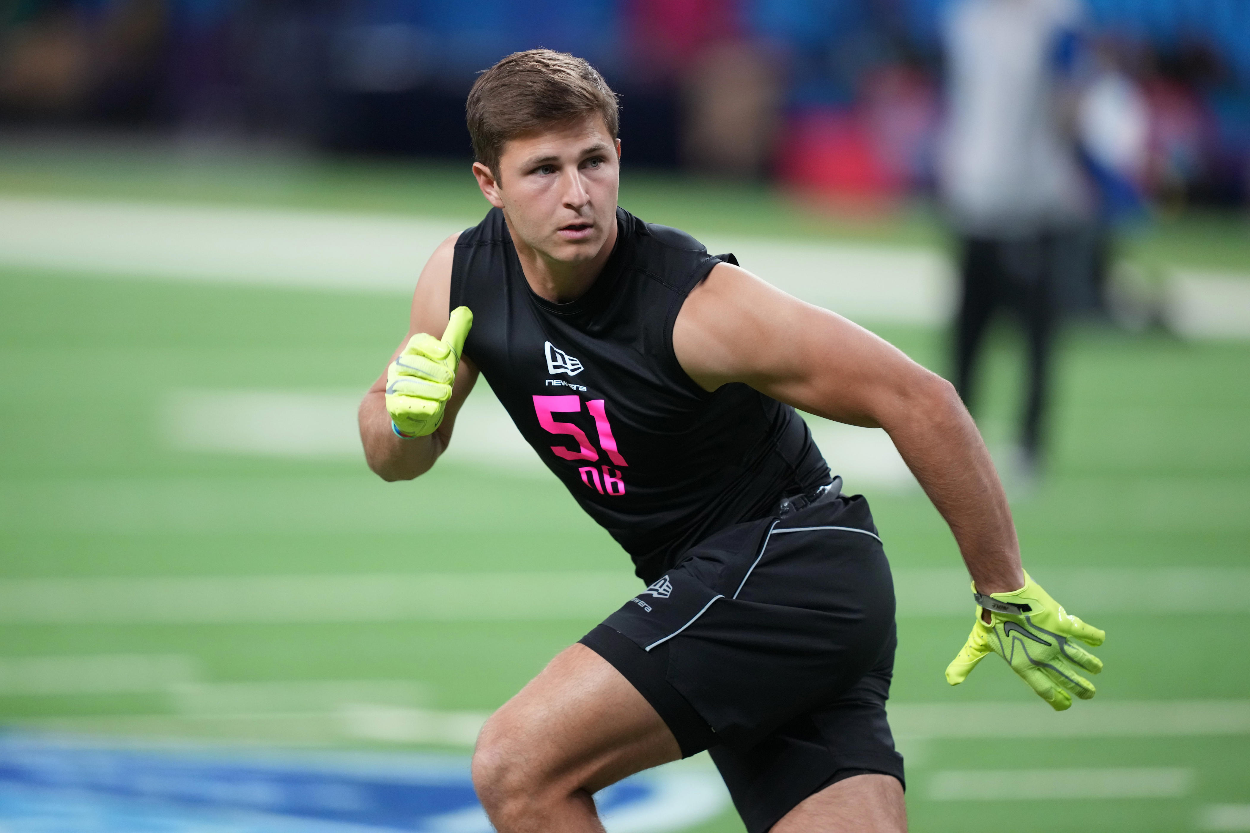 Texas football DB Michael Taaffe getting attention at NFL combine