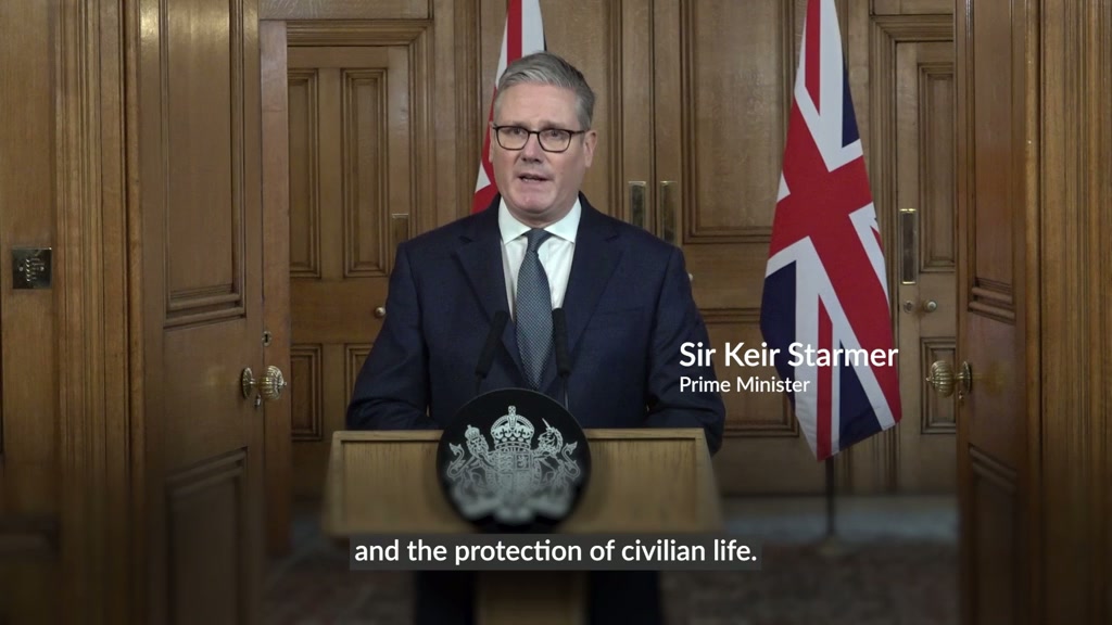 Starmer tells Iran to 'refrain' from further attacks after calls with ...
