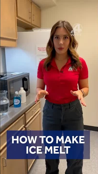 How to make a quick homemade ice melt