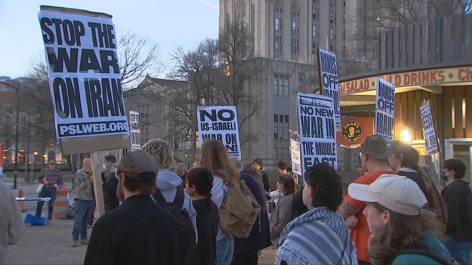 Pittsburgh protesters oppose US strikes on Iran, military escalation in ...