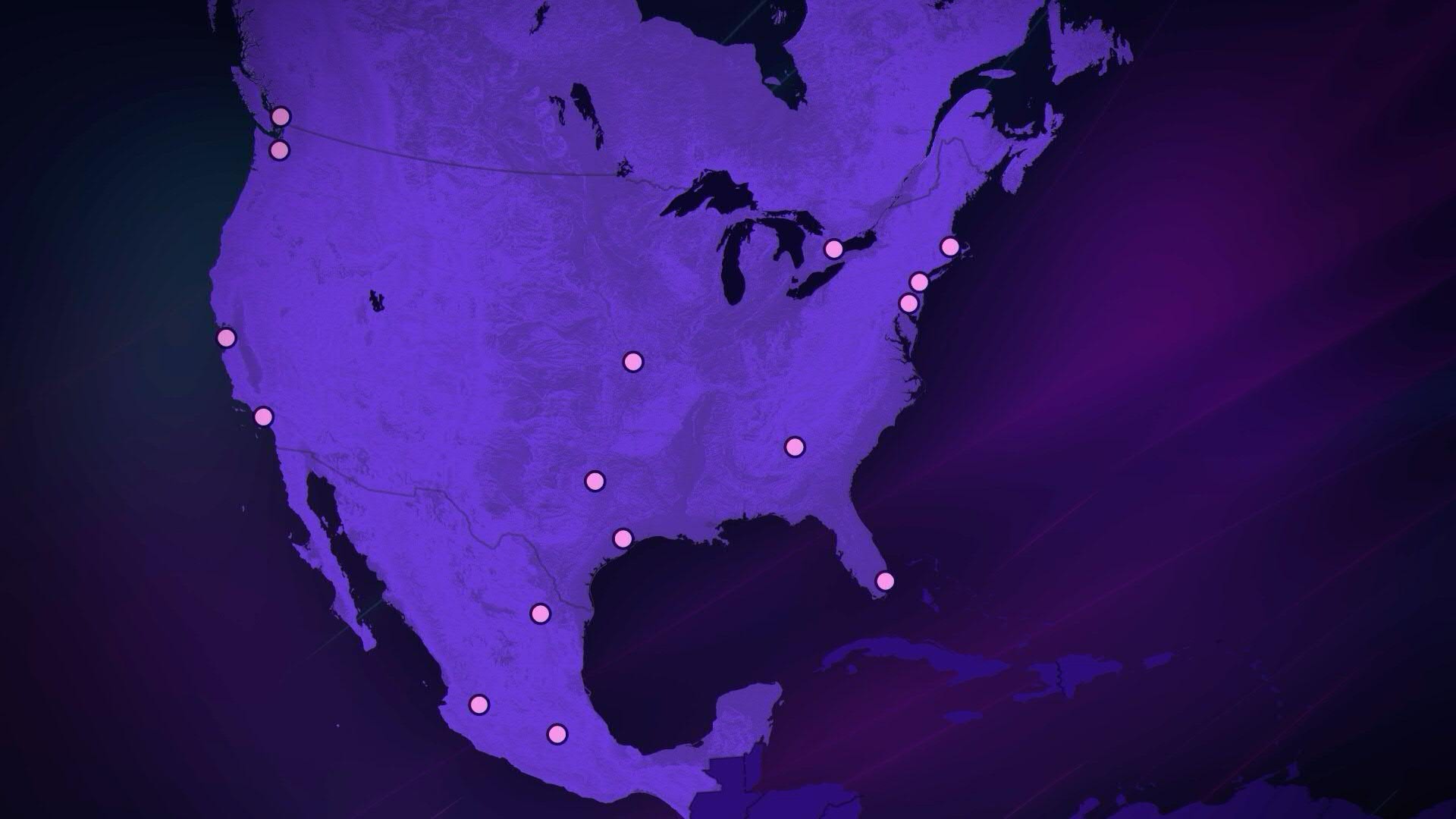 Animated Map Venues For The 2026 World Cup