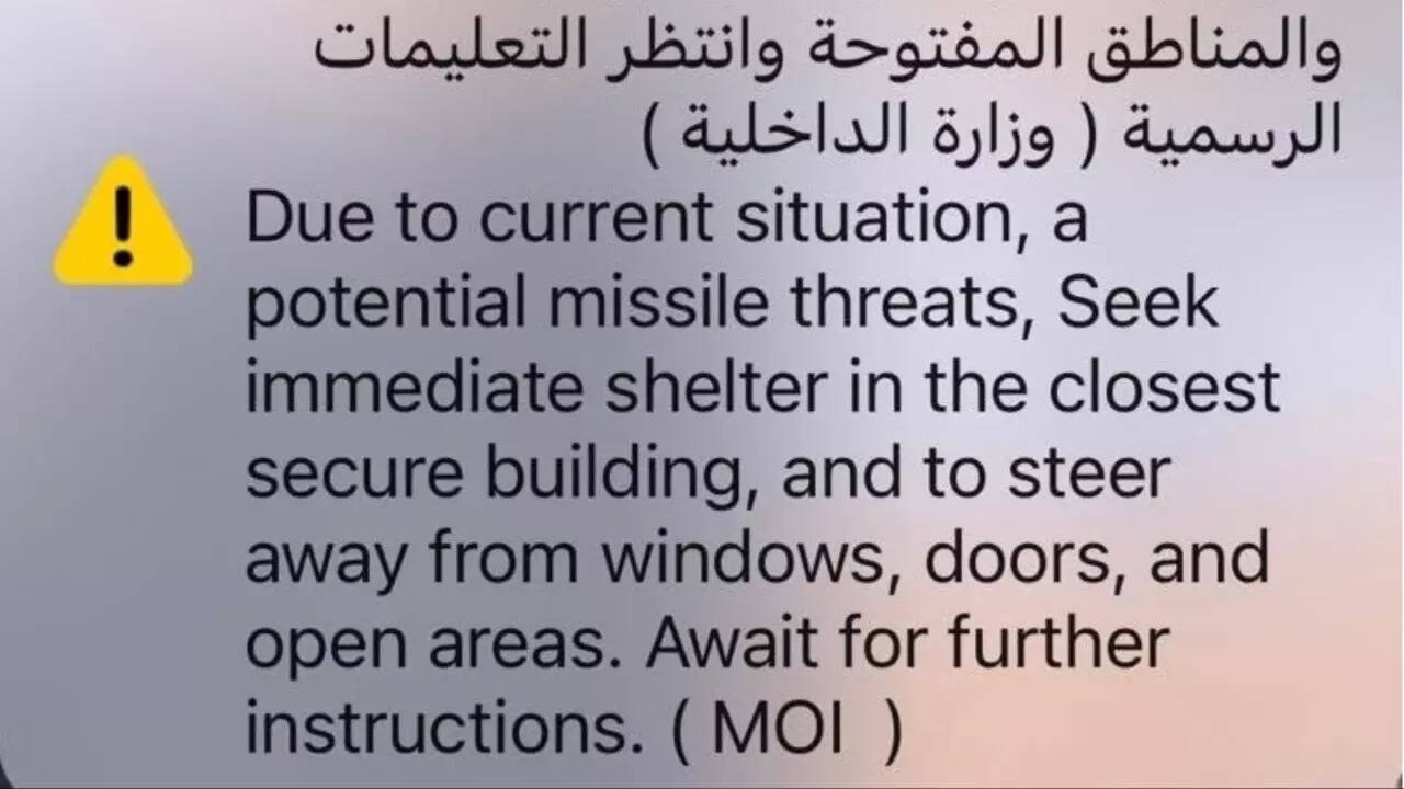 'Seek immediate shelter': UAE issues emergency alert to residents amid ...