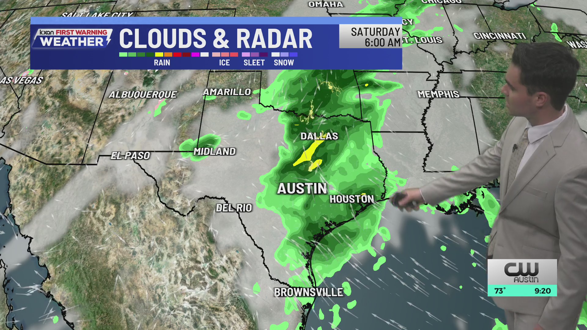 Pattern change will bring showers and storms to parts of Texas | KXAN ...