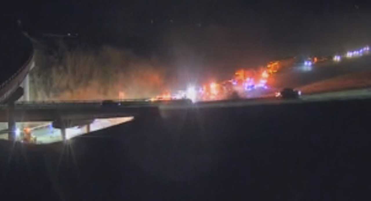 1 killed in fiery I-81 crash in Cumberland County