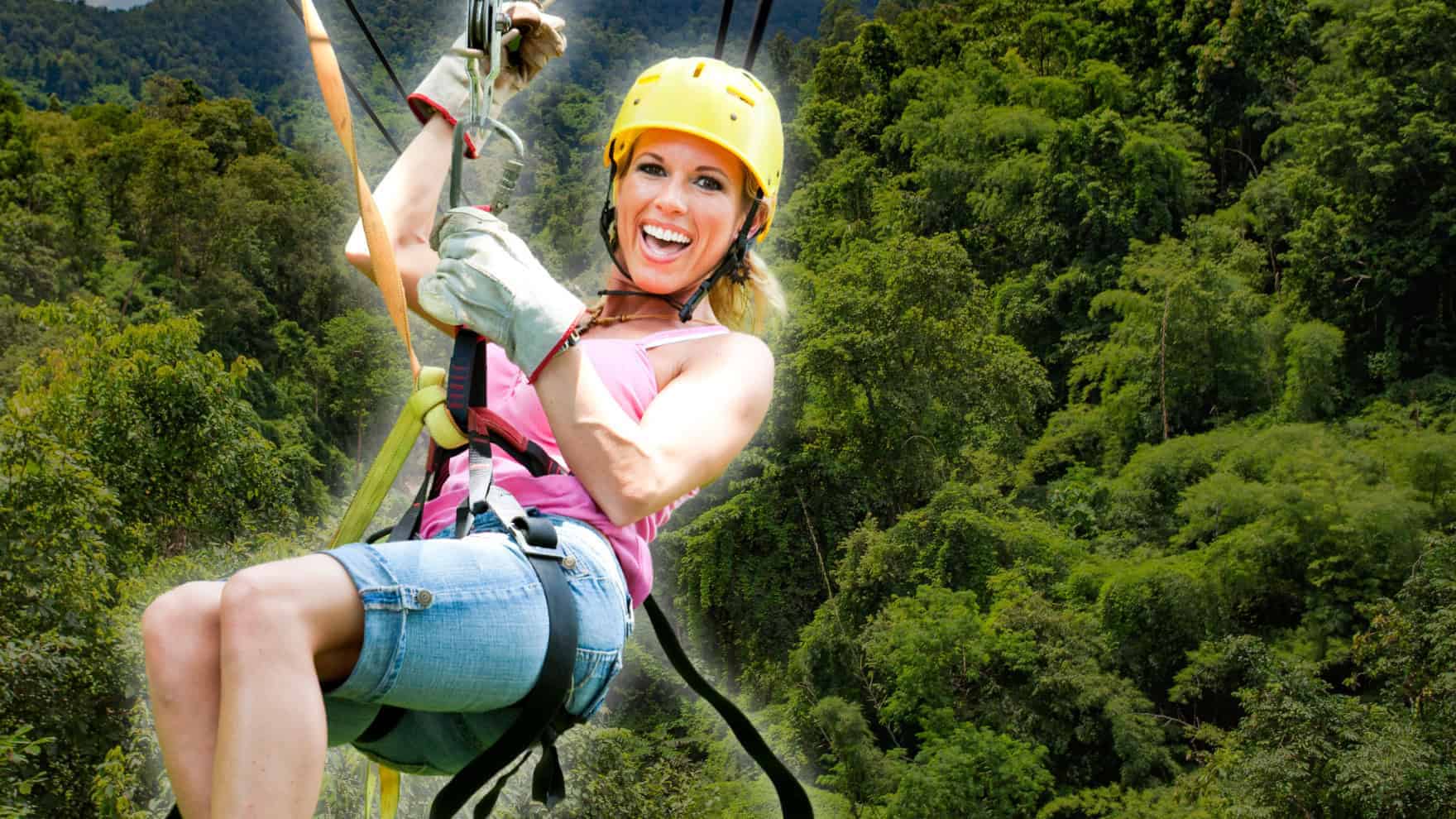 This stomach-dropping zipline turns you into a 100 MPH human torpedo
