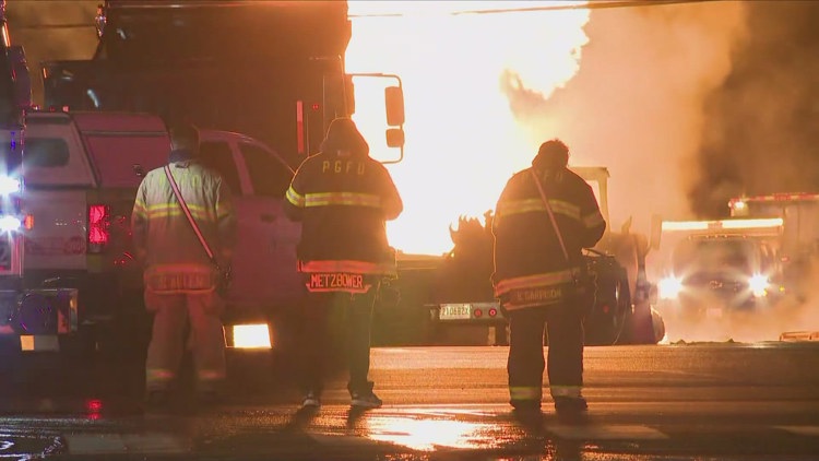 Gas line fire in Beltsville injures worker, leaves neighbors without ...