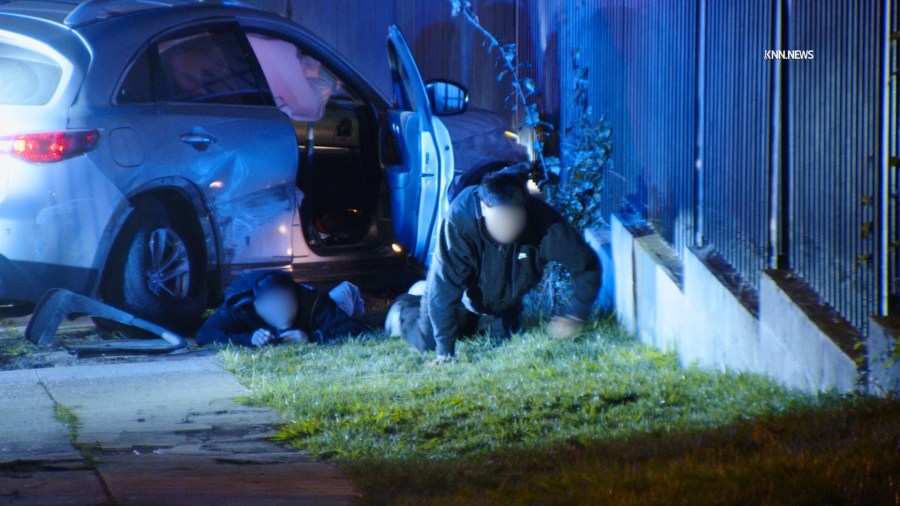 2 arrested, 2 at large after catalytic converter theft and pursuit in ...