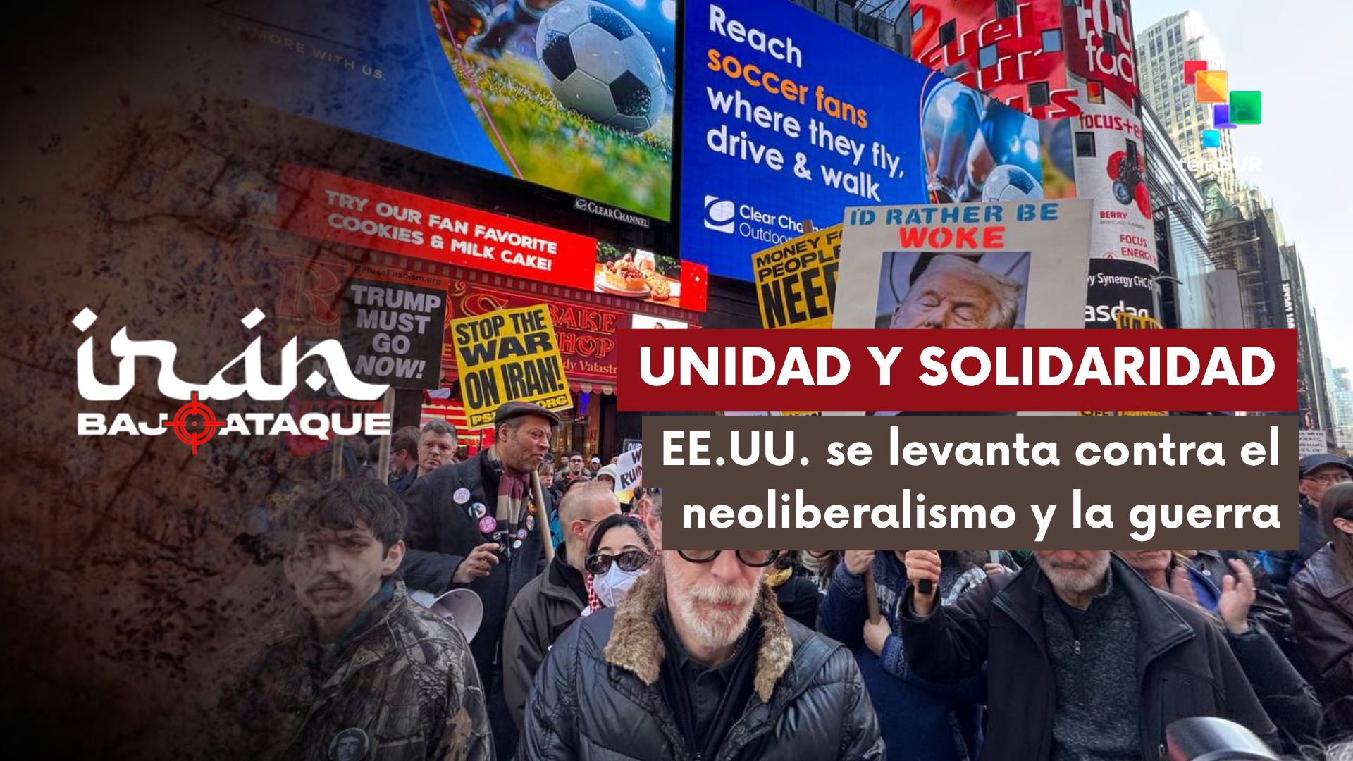 Masivas protestas en Washington y Nueva York contra la agresión de ...