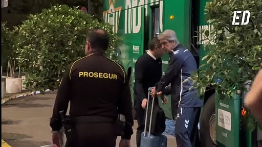 El Betis ya se encuentra en el hotel de concentración: ánimos hacia los ...