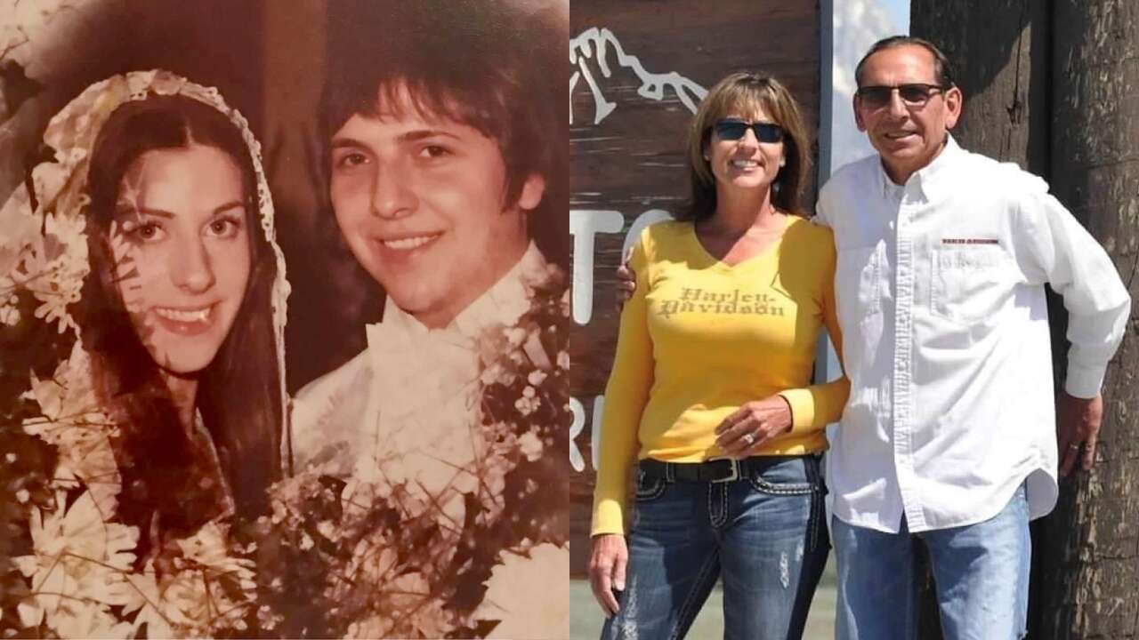 Blooms mark 50 years of marriage