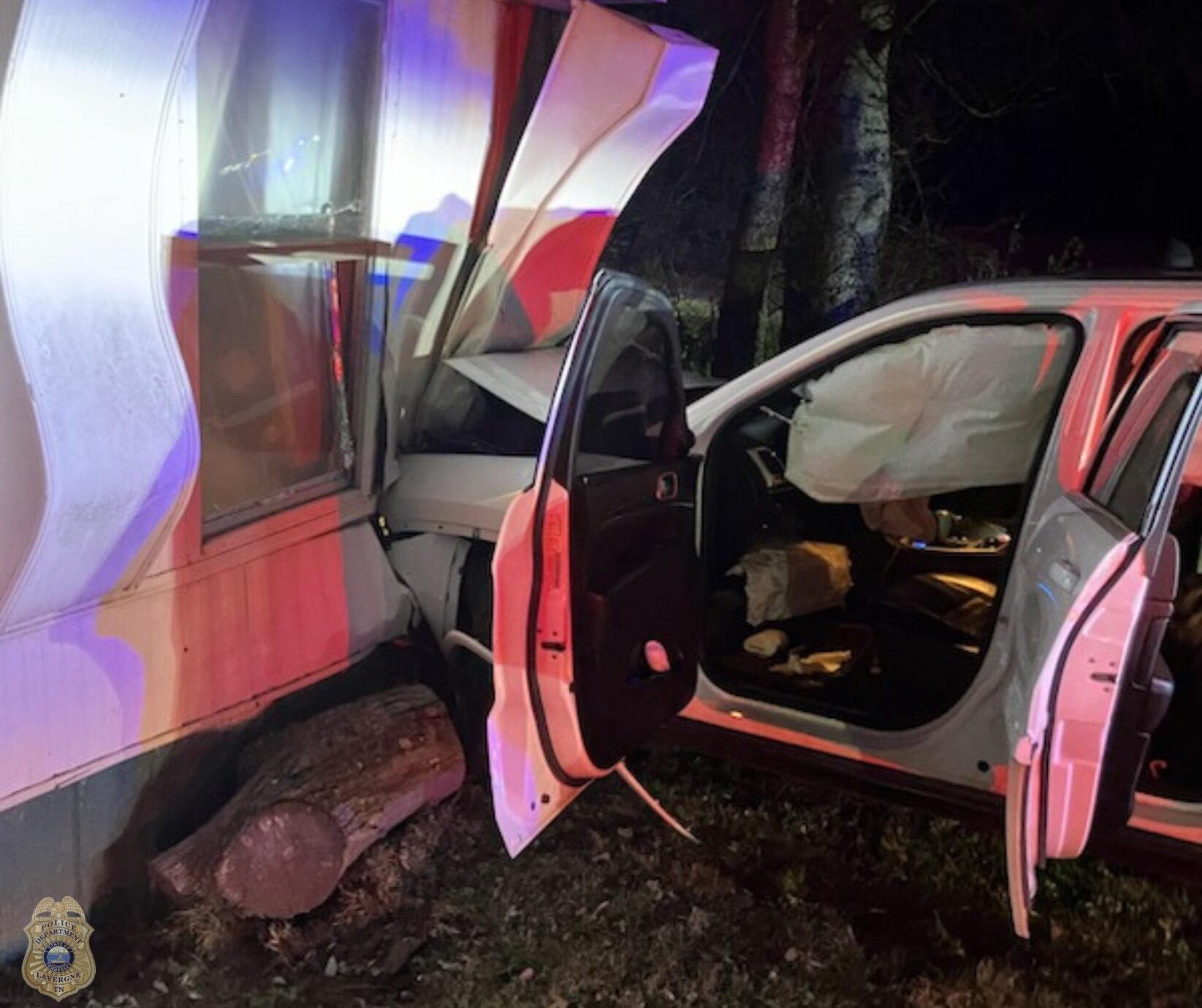 Two charged after fleeing from officers, crashing into patrol car and ...