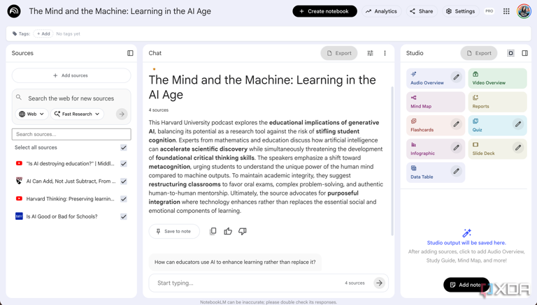 I replaced my single AI workflow with Claude and NotebookLM, and they ...