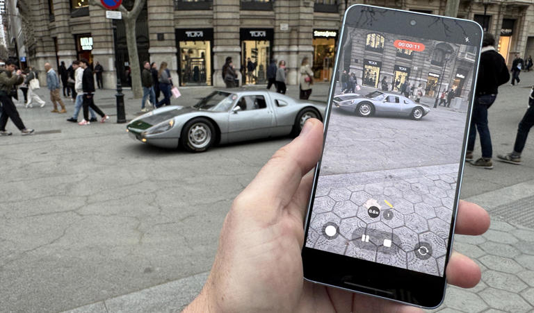 Shooting videos of fancy cars with the Galaxy S26's new camera feature ...