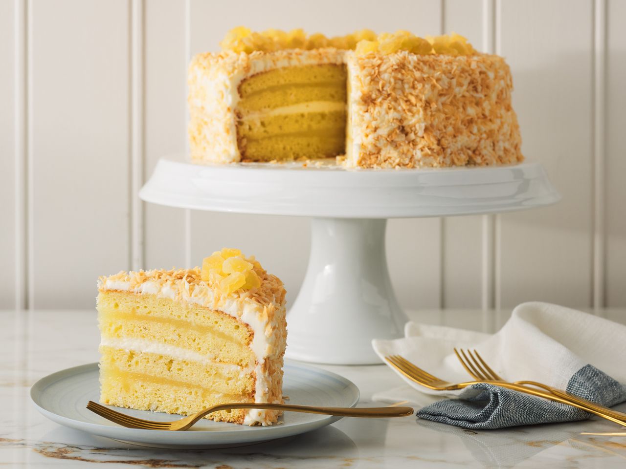 Pineapple-Coconut Cake