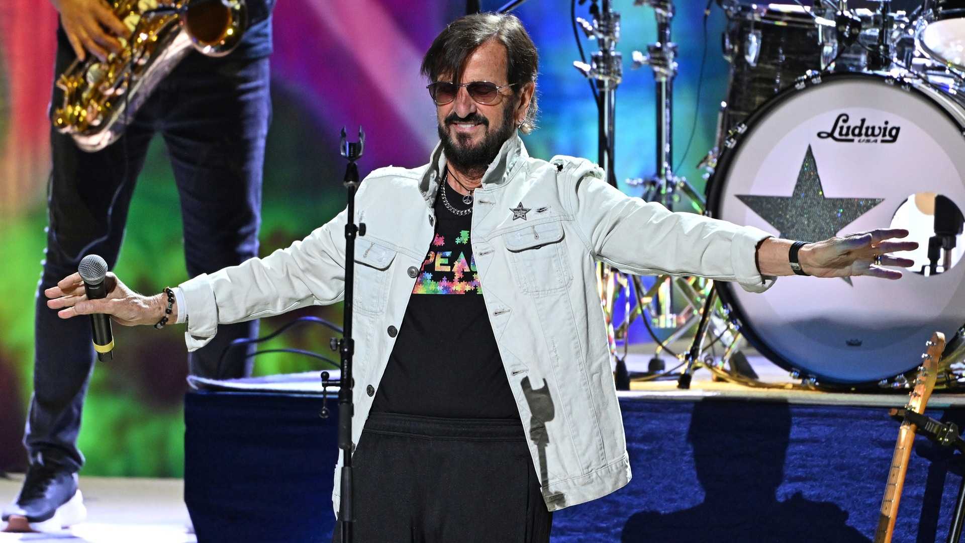 Ringo Starr of Ringo Starr & His All-Starr Band performs at Hard Rock Live held at the Seminole Hard Rock Hotel & Casino