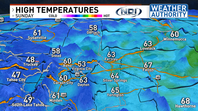 Above-average warmth sticks around in Reno through Thursday, with ...
