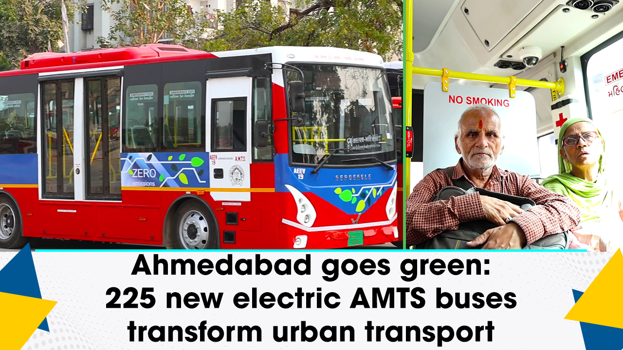 Ahmedabad goes green: 225 new electric AMTS buses transform urban transport