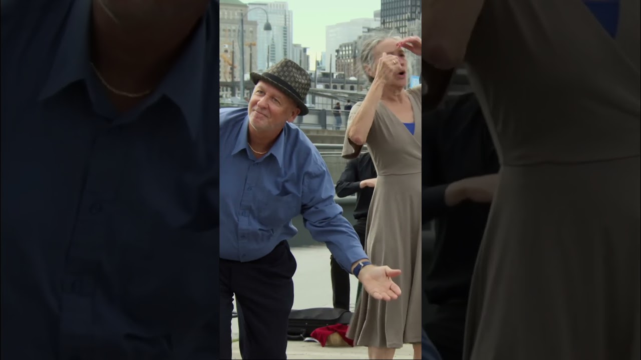 She falls into water | Just for Laughs Gags