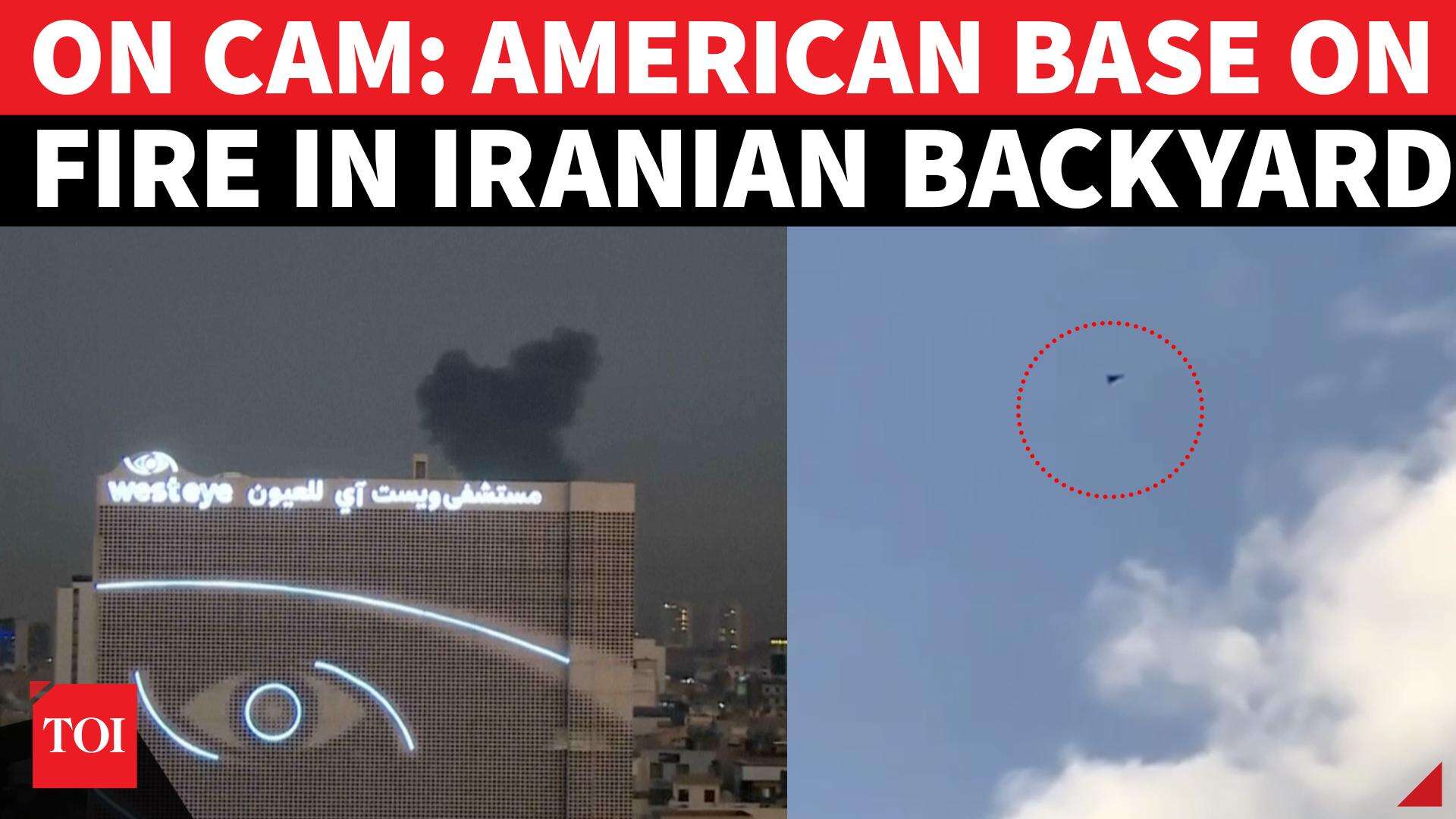 American military base on fire in Iraq as Iran-linked fighters strike ...