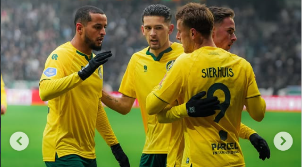 Justin Hubner mencetak gol penentu kemenangan Fortuna Sittard