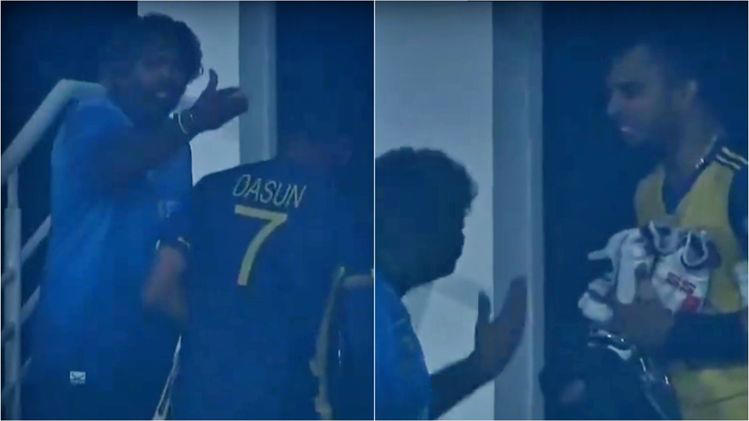 Lasith Malinga scolds Dasun Shanaka over 2 dot balls vs Shaheen Afridi ...