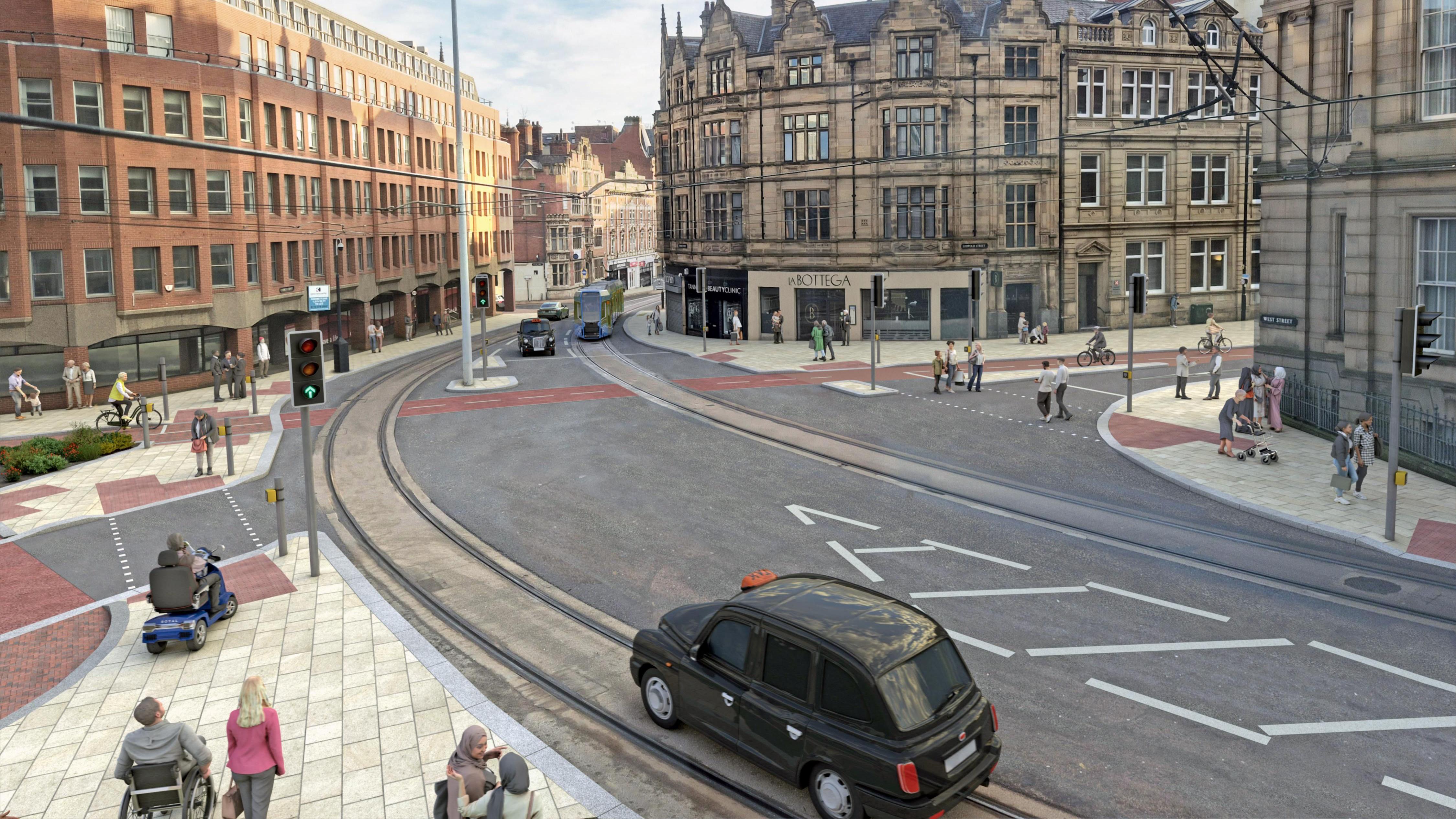 Sheffield city centre streets to be transformed<br>