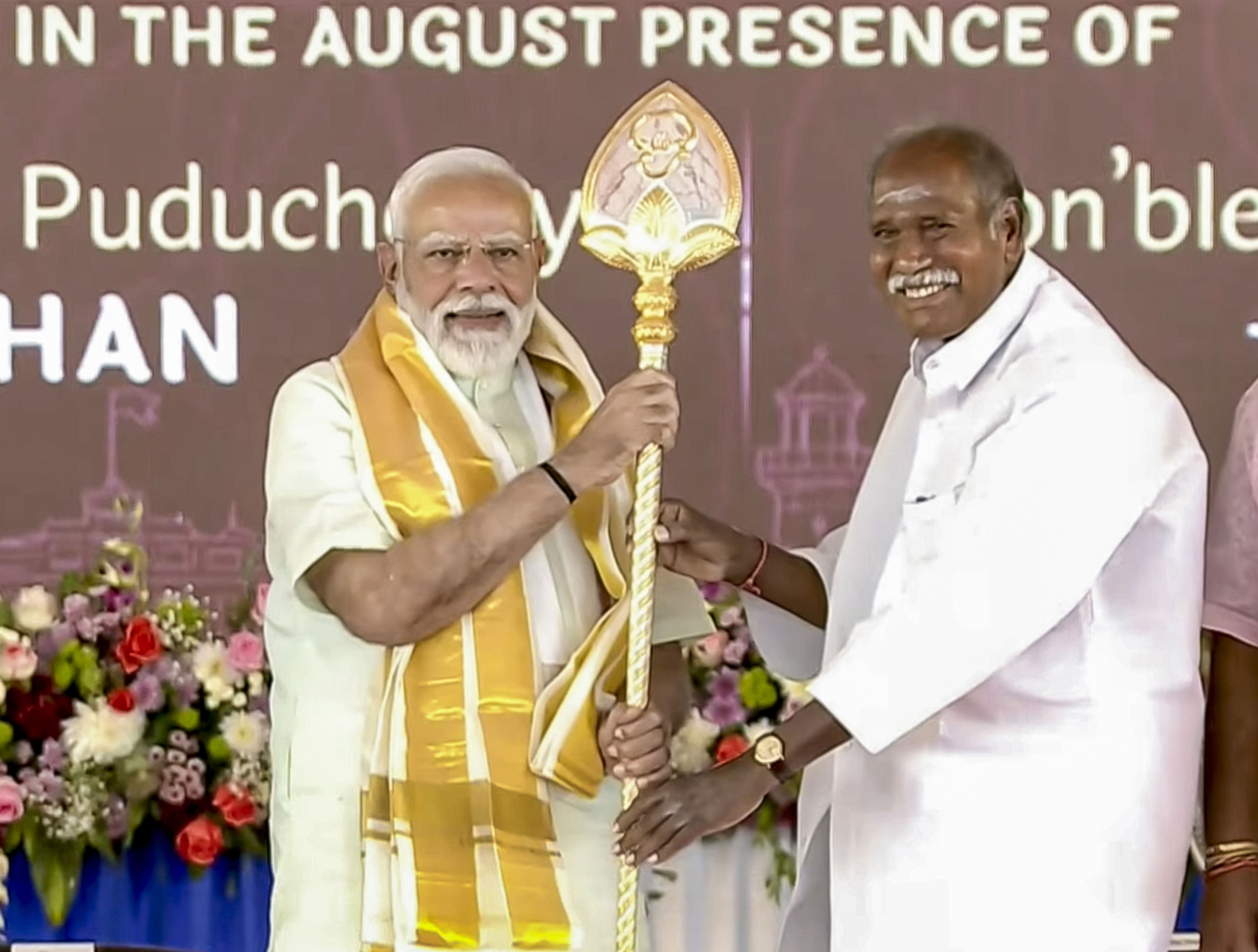 Grant statehood for Puducherry, CM Rangasamy urges PM Modi