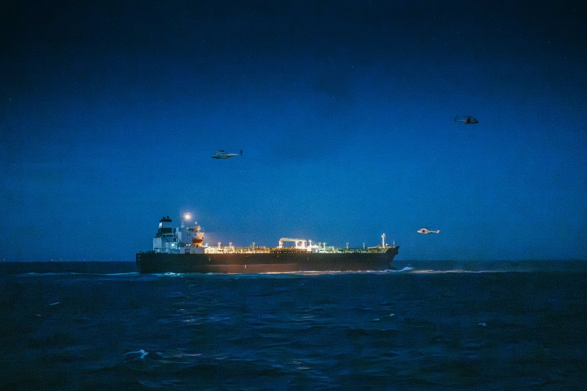 Ukraine live: Belgian forces board Russian shadow fleet oil tanker