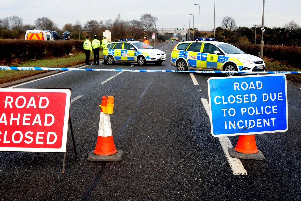 Woman dies in crash after car fleeing police drives on wrong side of road