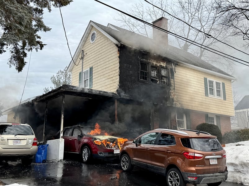 One pet killed, four people displaced following fire at Beverly residence