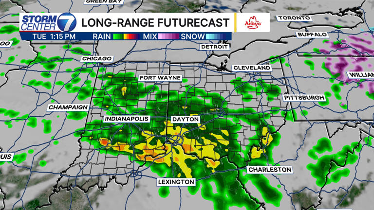 Light snow expected for some Monday morning, then very wet conditions ...