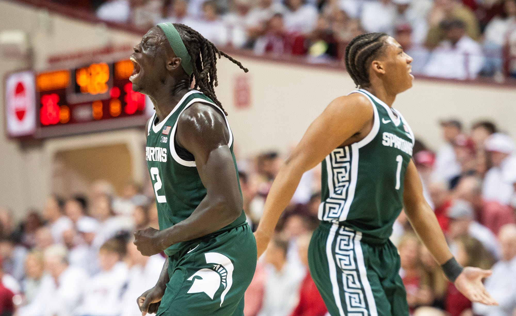 Michigan State leads wire-to-wire, beats Indiana 77-64