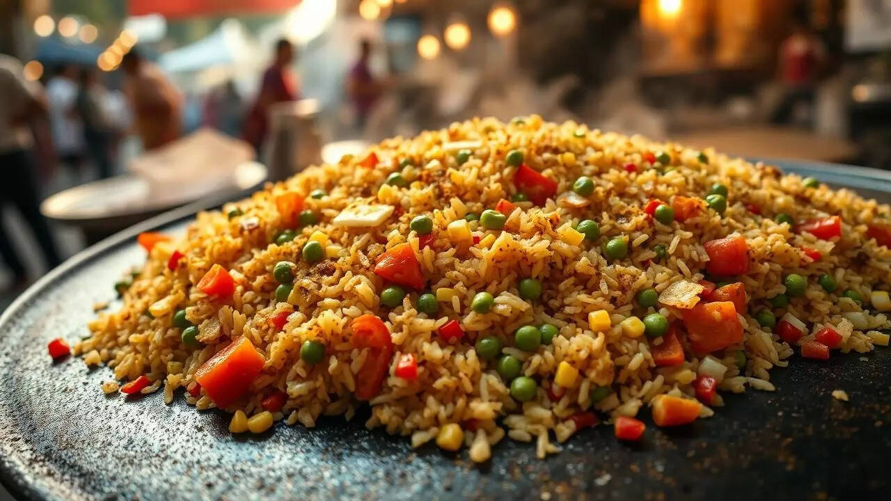 How to make quick tawa pulao with leftover rice for a spicy street ...