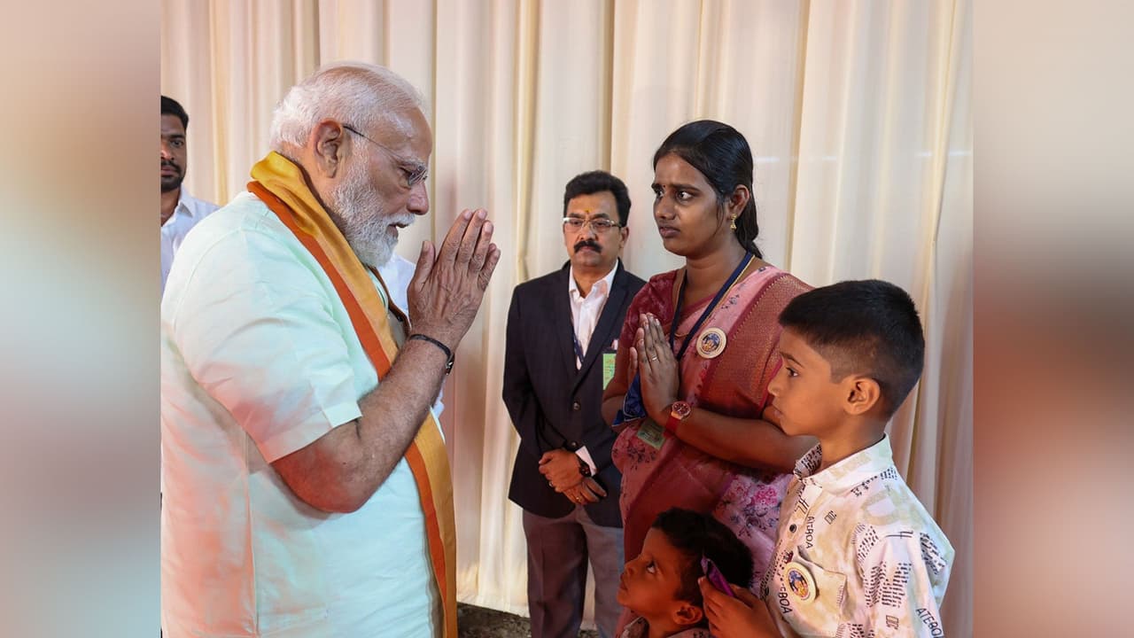 Karthigai Deepam row: PM Modi meets devotee's family, slams DMK