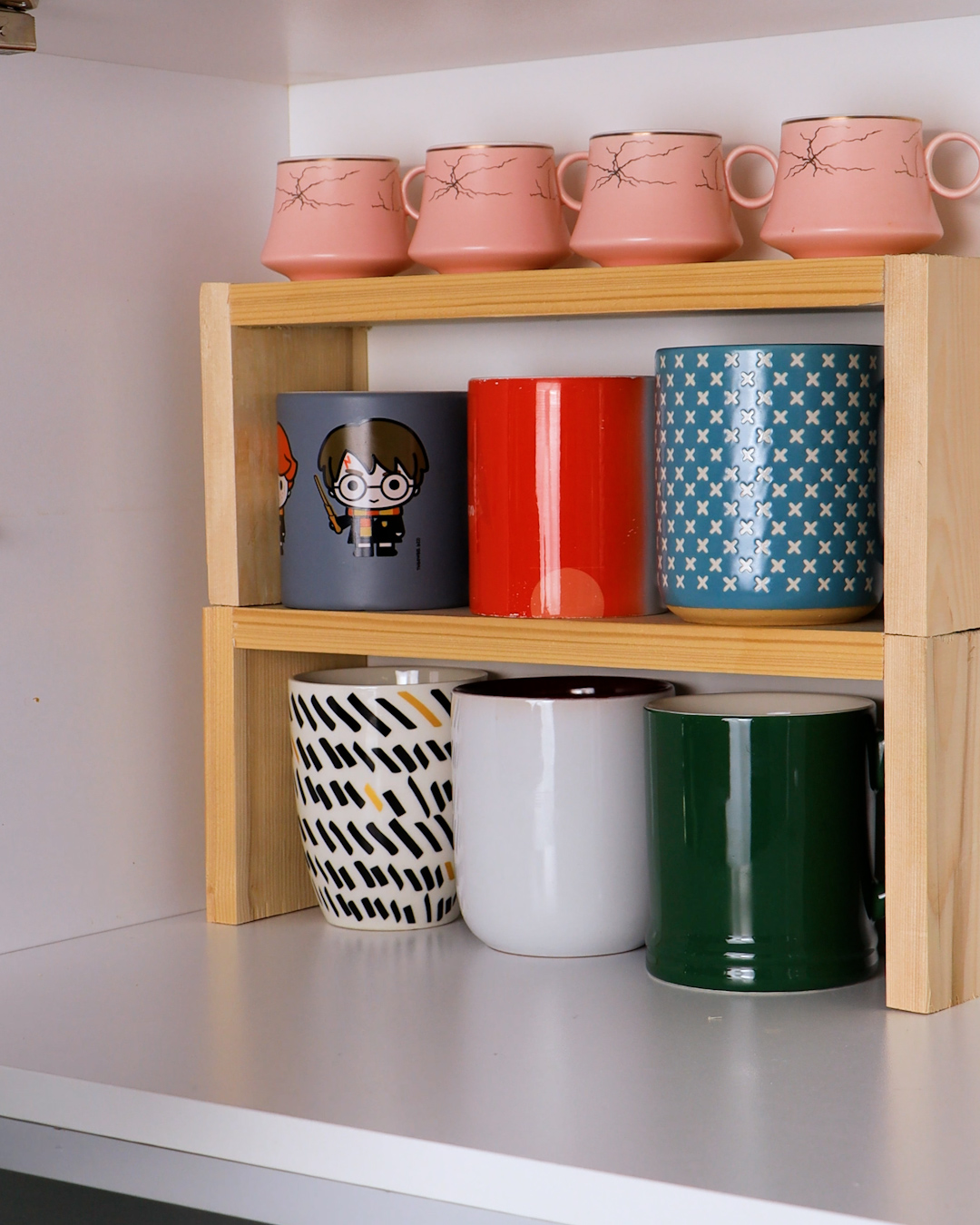 Aesthetically pleasing method of organizing cabinets