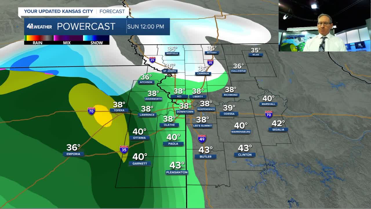 KSHB 41 weather blog | Active weather pattern starts with a wintry mix ...