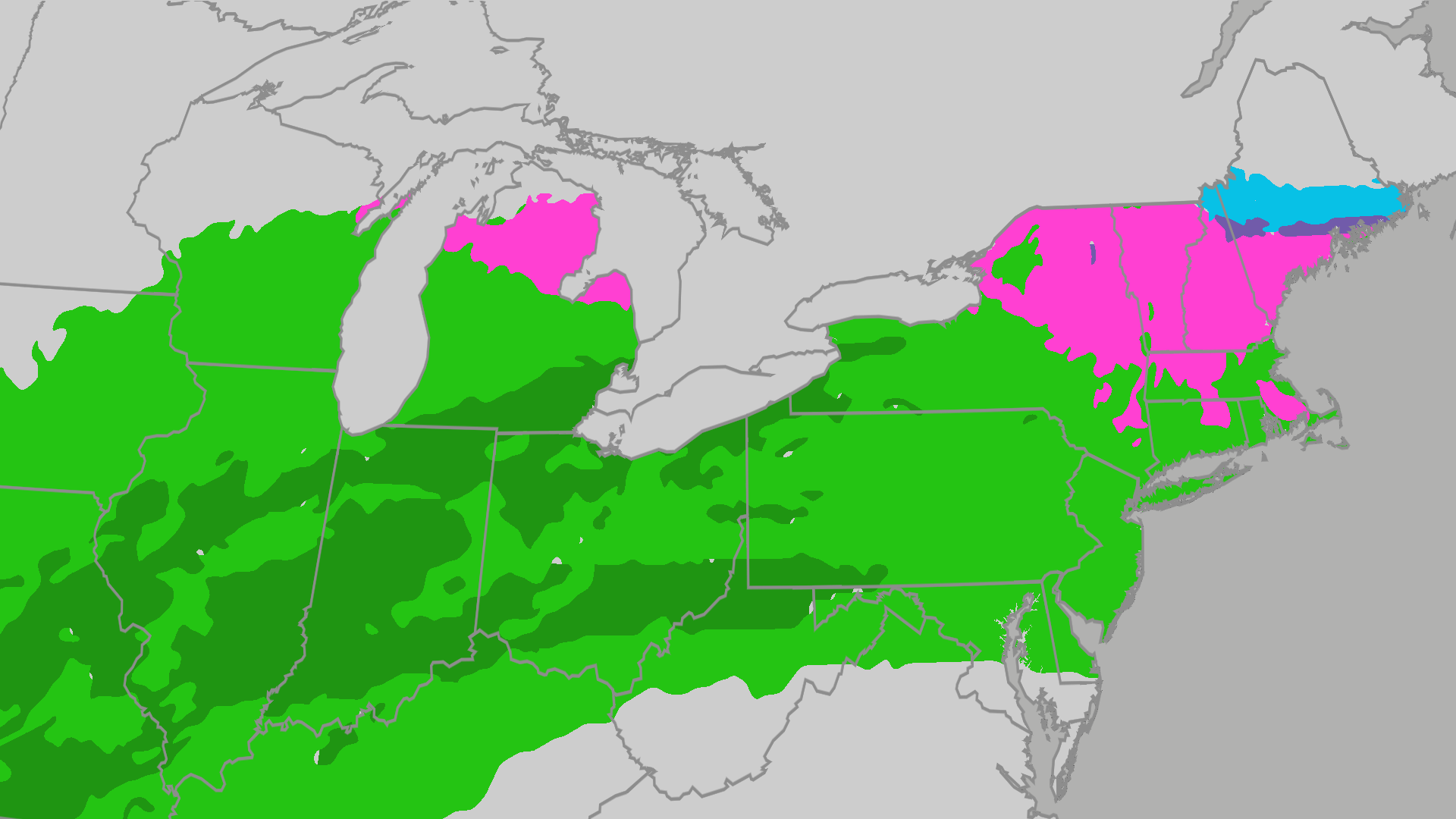 Cold air, chances of ice, snow for Northeast this week